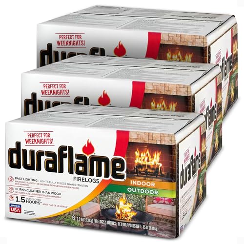 Duraflame 18-Pack Firelogs, Wood Alternative for Indoor or O...