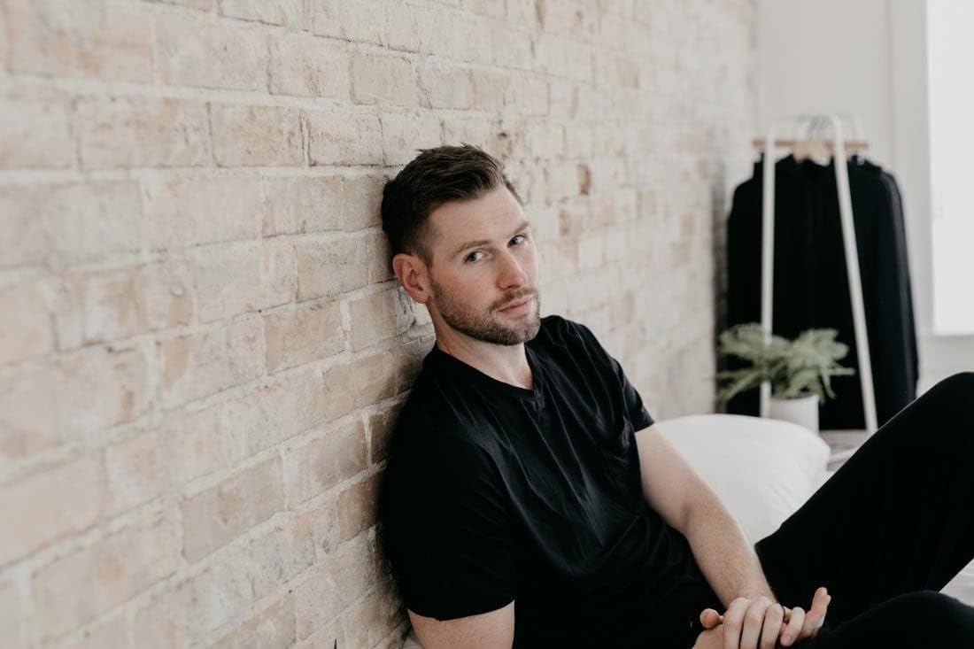 Cozy Earth Men’s Stretch-Knit Lounge Tee - Relaxed Fit, Short Sleeve Shirt for Men - Soft Breathable - Image 8