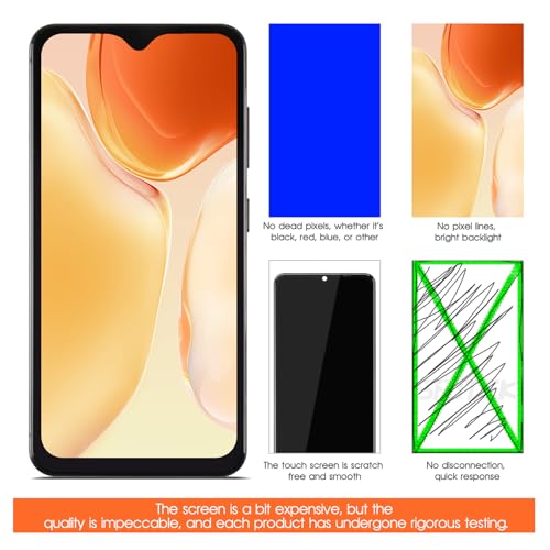 Image of INCELL for Samsung Galaxy S23 Screen Replacement for Samsung S23 LCD Digitizer SM-S911B SM-S911U LCD Display Touch Screen Assembly Black with Frame (No Fingerprint)