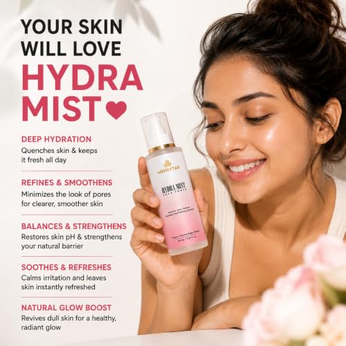 Image of Hydra Mist Face Toner with Niacinamide, Rose & Witch Hazel, 100 ml