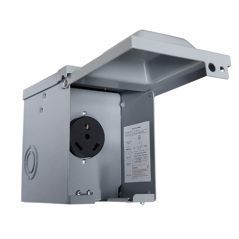 Buy IZTOSS 30 Amp 125 Volt RV Power Outlet Box,Enclosed Lockable