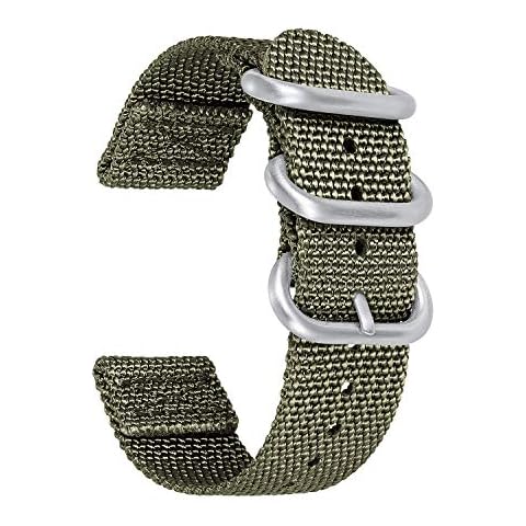 Watch Bands Compatible for Garmin Vívoactive 4S Nylon Thick Original Premium Straps Replacement 18mm 20mm Cover