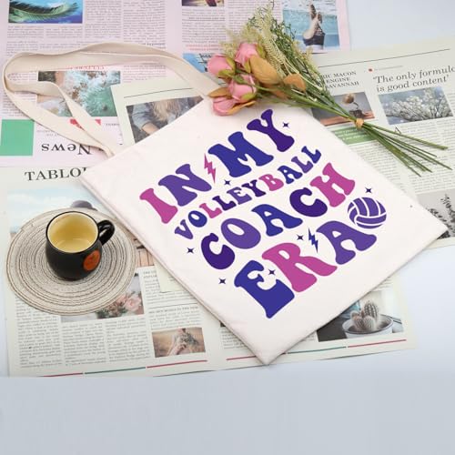 Bolso tote de agradecimiento para entrenador de voleibol 'My Volleyball Coach Era' miniatura 4