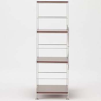 Amazon｜無印良品 ステンレスユニットシェルフ ウォールナット材