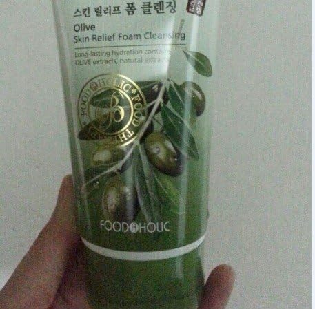Korean ALL Natural Extracts Pore Cleanser Deep Facial Skin Cleansing Foam Cleanser (180ml) (Olive)