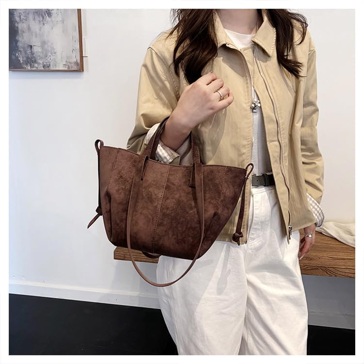 Tote Bags for Women Small Shoulder Bags Soft Handbags Chic Purses Satchel for Travel Work - Image 3