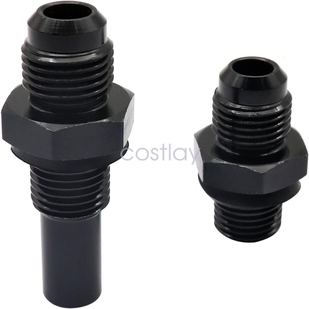 for 6AN 4l80e Bare 4L80E Transmission Adapter Fitting Front & Rear Port -6AN flare OEM-Quality Replacement