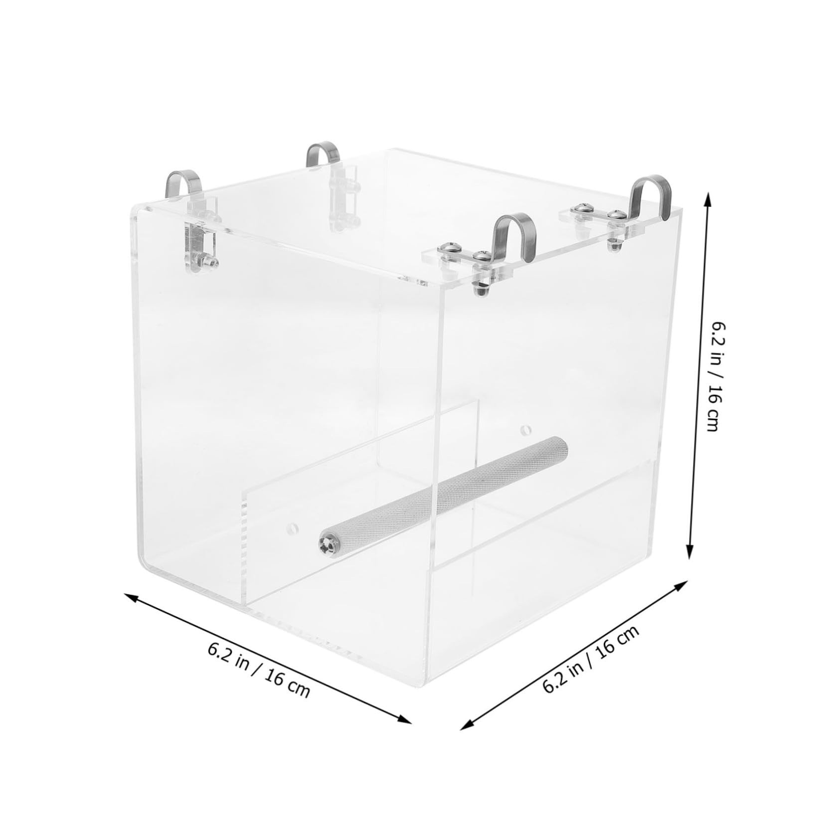 Mangeoire à Oiseaux pour Perroquet en Plastique Automatique | Design Suspendu, Installation Simple, Nettoyage Pratique, pour Petits Oiseaux et Cage