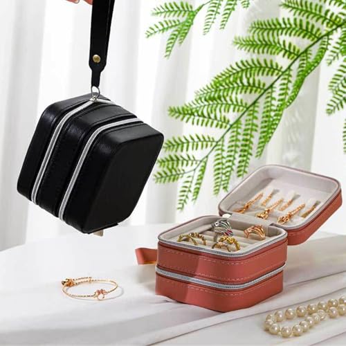 Coffret bijoux portable élégant pour protéger vos bagues des rayures de transport