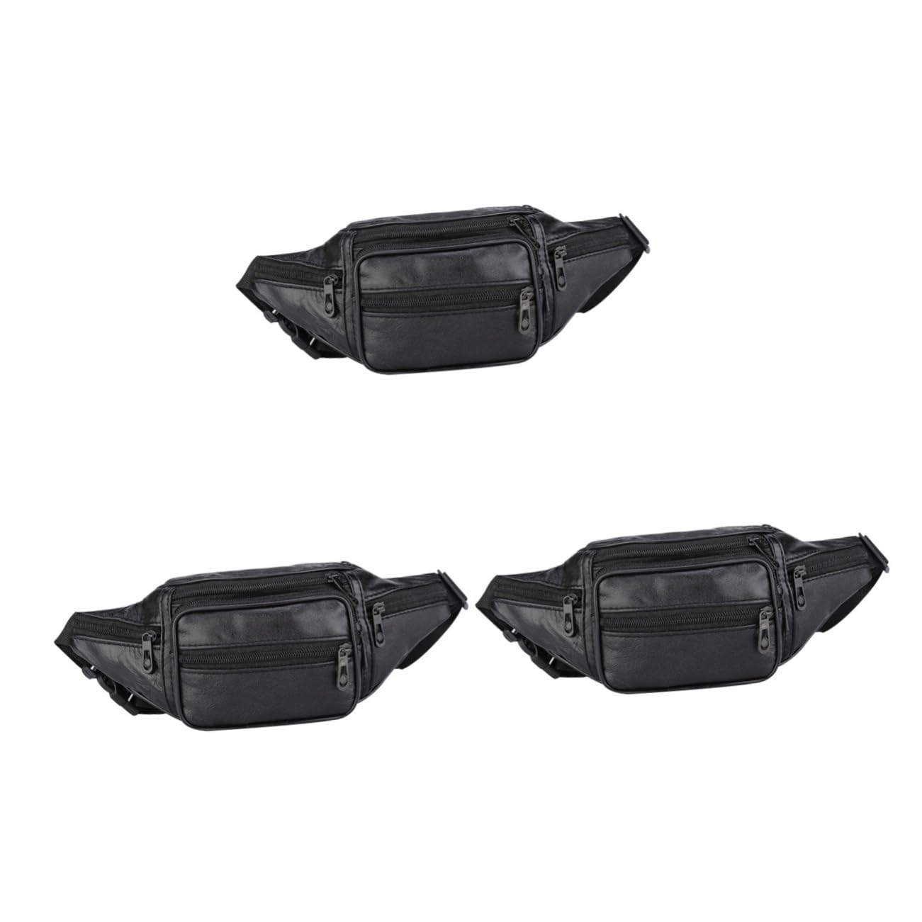 BESPORTBLE 2 Piezas Riñonera para Hombre Riñonera Oculta Cinturón para Correr Billetera para Teléfono Riñonera Bolsa para Exteriores Riñonera De Cuero para Viaje Riñonera para La