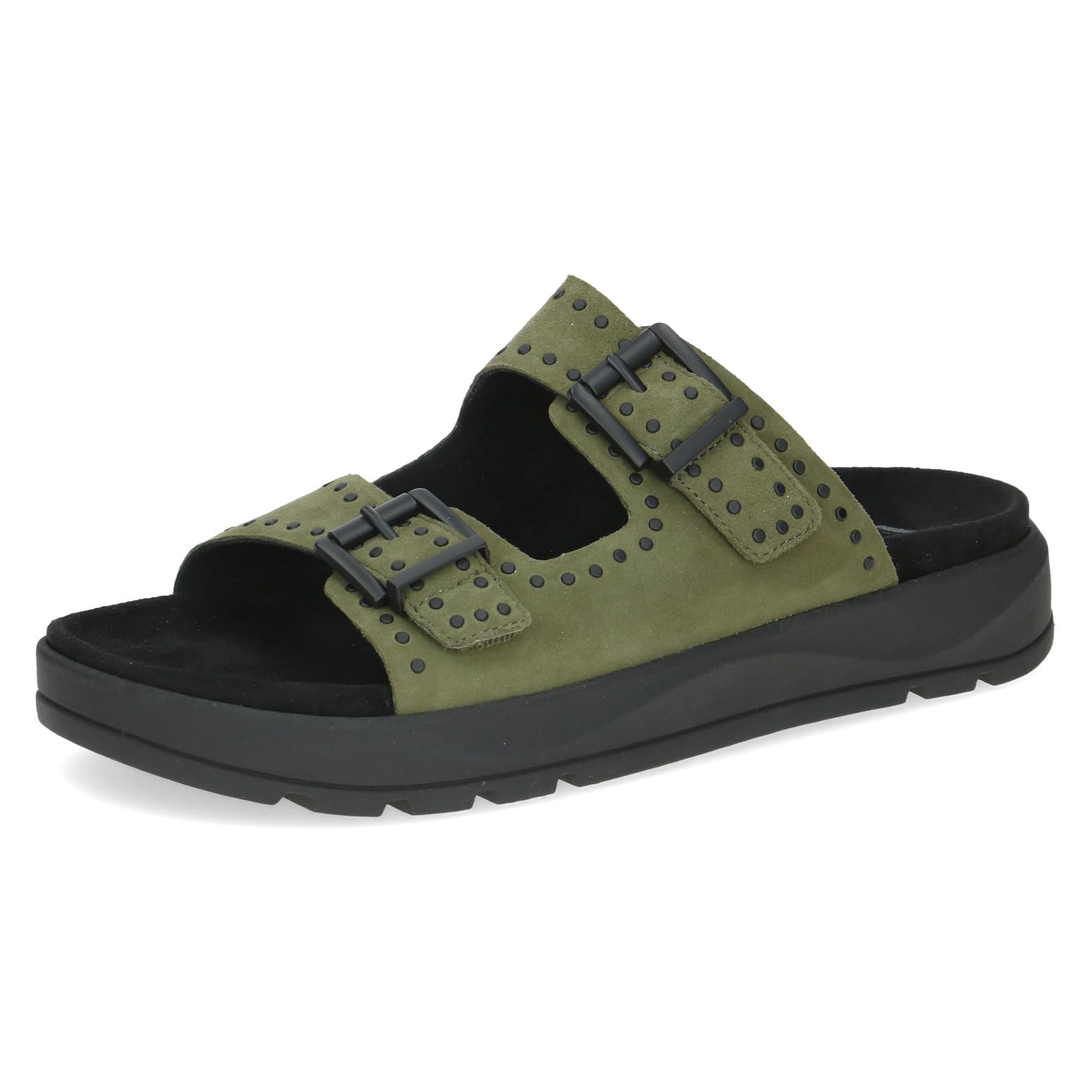 Caprice Women's Leather Sandal, Khaki (KHAKI SUEDE), 6.5 UK