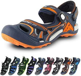 Gold Pigeon Shoes Toe Guard Closed Toe Outdoor Water Sandals for Women