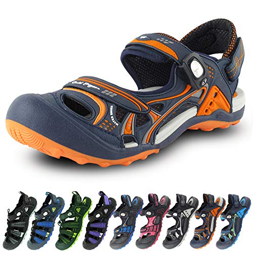 Gold Pigeon Shoes Toe Guard Closed Toe Outdoor Water Sandals for Women