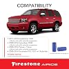 Firestone Airide 4186 Coil-Rite Rear Air Springs Kit fits 2008-2014 Suburban Tahoe Yukon Escalade ESV EXT | 5-25 PSI | 1,000 lbs Load Capacity | No Drill Installation