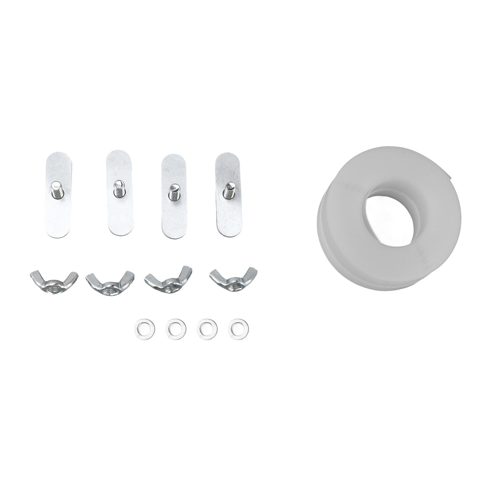 Kit de Ventilación de Ventana de CA Portátil, Kit de Ventana de Aire Acondicionado, Kit de Ventilación de CA Ajustable de Placa de PVC Reforzado, Paneles de Kit de Sello de