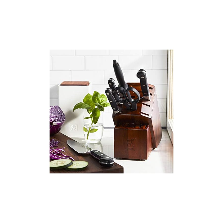 ZWILLING J.A. Henckels 7-pc ZWILLING Pro Knife Block Set, Black/Stainless Steel
