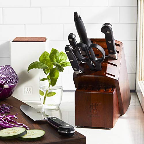 Image of ZWILLING J.A. Henckels 7-pc ZWILLING Pro Knife Block Set, Black /Stainless Steel