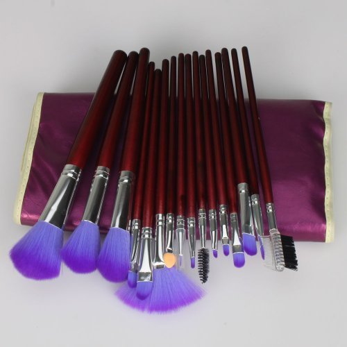 16pcs Professional Cosmetic Makeup Brush Make up Powder Brushes with Purple Bag by Hrhyme