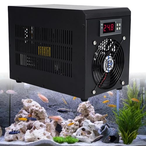 Refroidisseur d'eau pour aquarium 60L/160L/300L,refroidisseur d'aquarium pour réservoir d'eau douce,refroidisseur de machine de refroidissement d'eau...