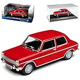 Aus Metall mit Plastikteilen Solido Simca Talbot 1100 GLS Limousine Dunkel Rot 1967-1985 1/43 Modell Auto