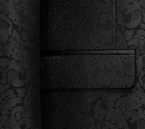 MOGU Mens Tuxedo Suit Jacket Slim Fit Shawl Lapel Wedding Party Dress Blazer4