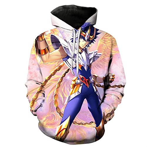 laifen 2021 Nouveau Hololive Saint Seiya Sweat Hololive Saint Seiya Print Sweatshirt Sweatshirt Top (Color : 2i, Size : S) Cover