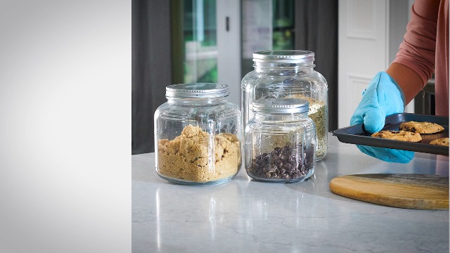 Amazon.com: Anchor Hocking 3-Piece Glass Cracker Jar