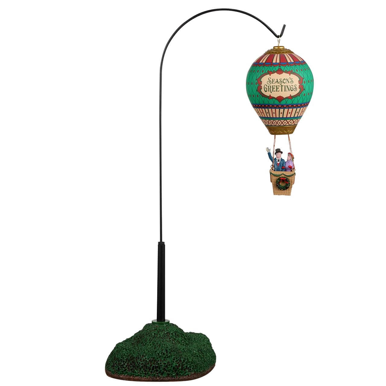 Lemax White Christmas Village Victorian Hot Air Balloon - 24955