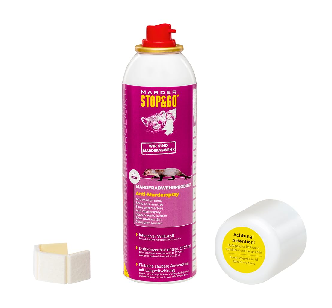 STOP&GO Marderabwehrspray - Intensiver Wirkstoff – Duftkonzentrat