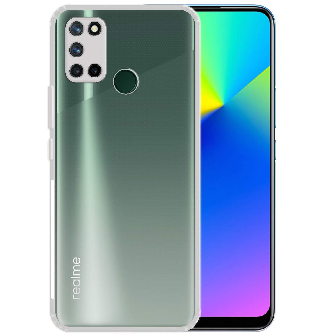Amazon Brand - Solimo Anti Dust Plug Mobile Cover (Soft & Flexible Back case), for Realme 7i / Realme C17 (Transparent) (B08PFV3M1B) Amazon Price History, Amazon Price Tracker