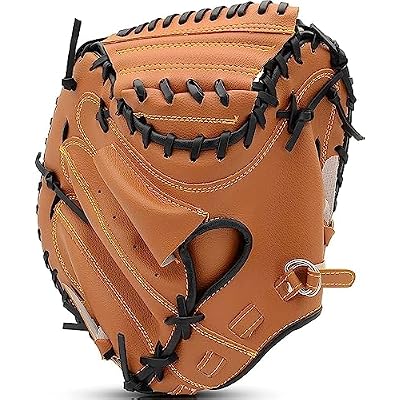 Gracfulcub Baseball Catcher Glove,Right Hand Throw, Baseball and Softball Catcher's Mitt for Kid Youth Aldult