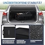 HELDENWERK Premium Kofferraum-Organizer mit Deckel stabil & rutschfest - Faltbare Auto Kofferraumtasche groß mit doppelten Böden - Kofferraumbox, Kofferraumorganizer Box