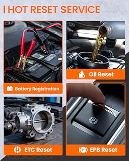 ANCEL BM500 OBD2 Scanner for BMW & MINI, Simplified Battery Registration, EPB, Oil, Throttle, PCM Resets, I/M Readiness, Full System Diagnostics for Engine, Transmission, ABS, SRS, DSC & More