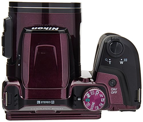 Image of Nikon B500 16 MP Point & Shoot Digital Camera, Plum