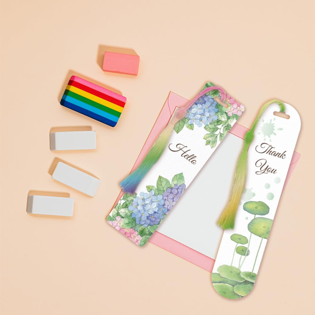 GLOBLELAND Bookmark Cutting Dies Metal Bookmark Blessing Words Patterns Die Cutting Dies for DIY Scrapbooking Photo Album Decorative Embossing Paper Card - Image 2