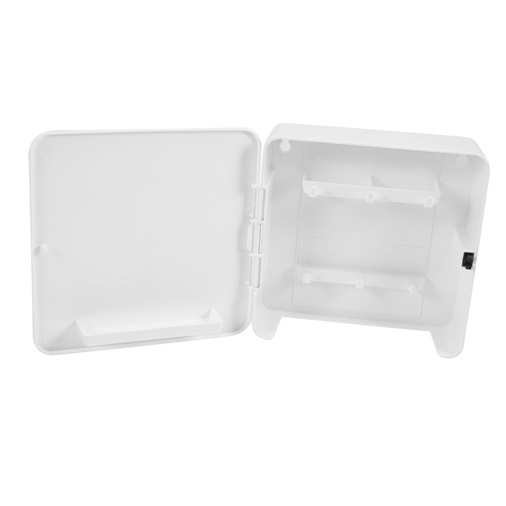Portachiavi da Parete Magnetico in Plastica Bianco per Ingresso | Stile Moderno, per Ufficio e Organizzazione Dell’area D’ingresso, Adatto a Chiavi e Lettere
