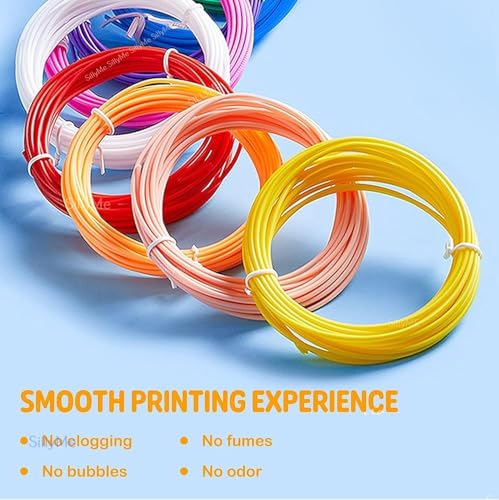 Image of 20 Colors - 3D Pen Filament - 5meter Each - 3D Pen Refill - 3D Printing Filament PLA Material for 3D Drawing and Printing - 3D Pen Wire