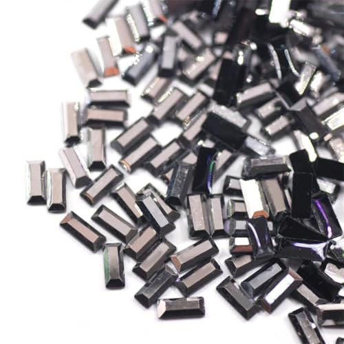 3X7mm Rectangle Resin Rhinestones Non Flat Back Gems For DIY Making Decoration Crafts 1000 Pieces2