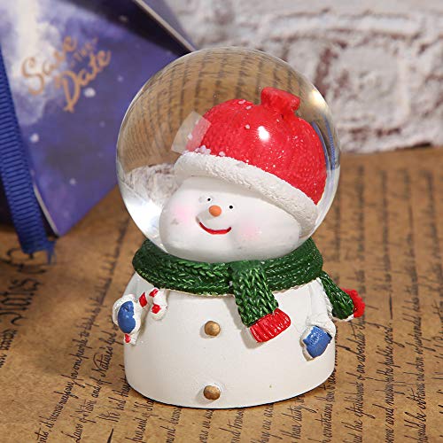 Decorações de Natal, bola de cristal de Natal em forma de boneco de neve, requintado presente de ani