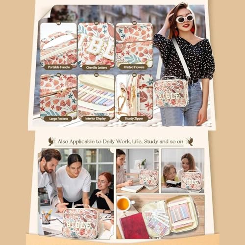 Sac de transport à fleurs avec poignée pour enseignante active - 3