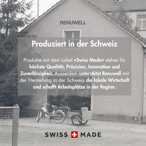 Renuwell Möbel Schnellpflege mit Bienenwachs, 500 ml – Reinigung und Pflege für Möbel und Holzoberflächen, entfernt Staub & Fingerabdrücke, frischt Farben auf, Schweizer Qualität