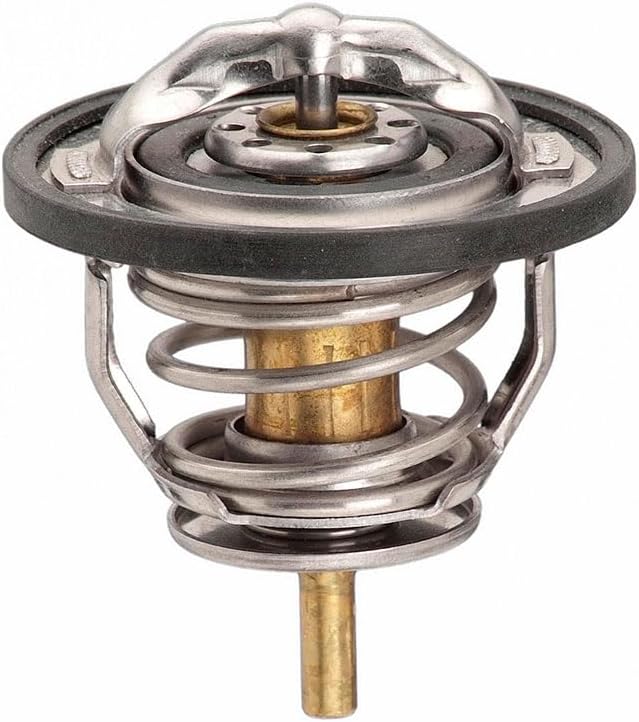 1PC Driver Side Engine Coolant Thermostat Replaces OE 8973007901 for Isuzu NPR-HD 5.2L 2005-2012, for Isuzu NPR 4.8L 1999-2004, for Isuzu NPR 5.2L 2005-2009, for Isuzu NQR 4.8L 1999-2004