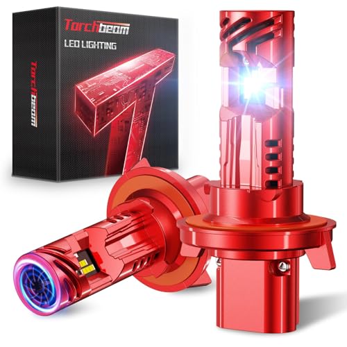 Image of Torchbeam 80000LM LED H 13 /90 08 Light Bulbs, 2026 Upgrade, 6500K Cool White, 120,000 Hour Lifespan, 15X Brighter, Plug and Play