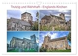 Trutzig und Wehrhaft - Englands Kirchen (Wandkalender 2026 DIN A4 quer), CALVENDO Monatskalender: Romantische Kirchbauten in England (CALVENDO Orte)