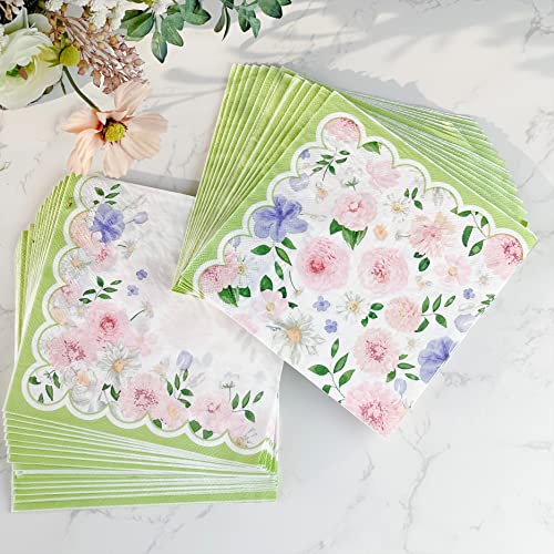 Kate Aspen Mehrfarbig Servietten mit Blumenmuster, 30 Stück