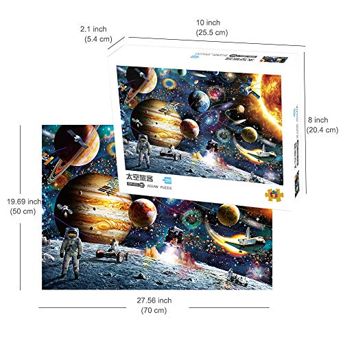BEIWO Puzzle for Adults 1000 Pieces, Jigsaw Puzzles-Planets in Space Puzzle for Kids Teens, Large Puzzle 70cm x 50cm (27.56\" x 19.69\" inch)