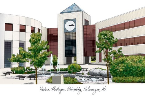 University of Arkansas Gold Embossed Diploma Frame with Limited Edition Lithograph