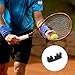 M METERXITY 4 Pack Badminton Stringing Racquet Load Spreader - Badminton Pressure Reducer Stringing Protector Threading Machine Adapter for Repair Fixing (Black)