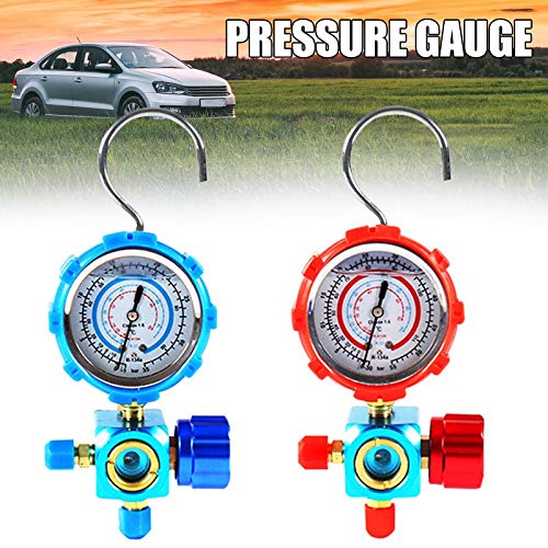 Amazon.co.jp: 冷媒マニホールドゲージ圧力計バルブ圧力ゲージエアコン