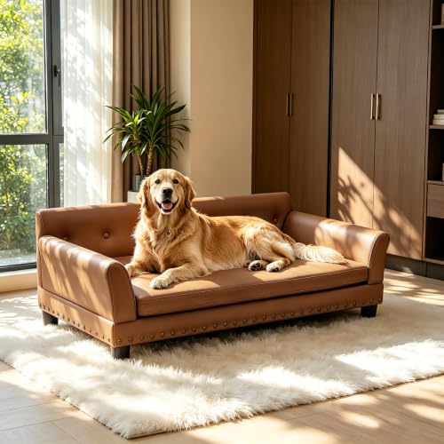 Vilanpaw XL Leather Dog Sofa
